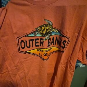 Gildan Heavy Cotton T-Shirt in Orange and Pink